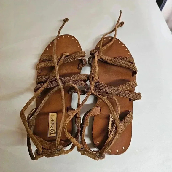 TOPSHOP FAREWELL GLADIATOR SANDALS - Picture 5 of 10